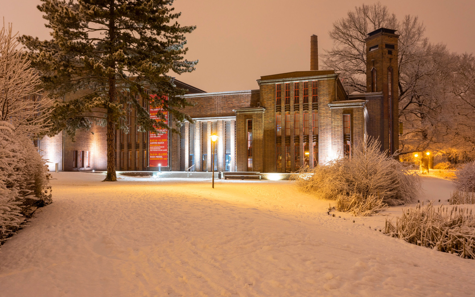 Zimní idyla v Braniborském zemském muzeu moderního umění, Foto: Andreas Franke, Lizenz: CMT Cottbus