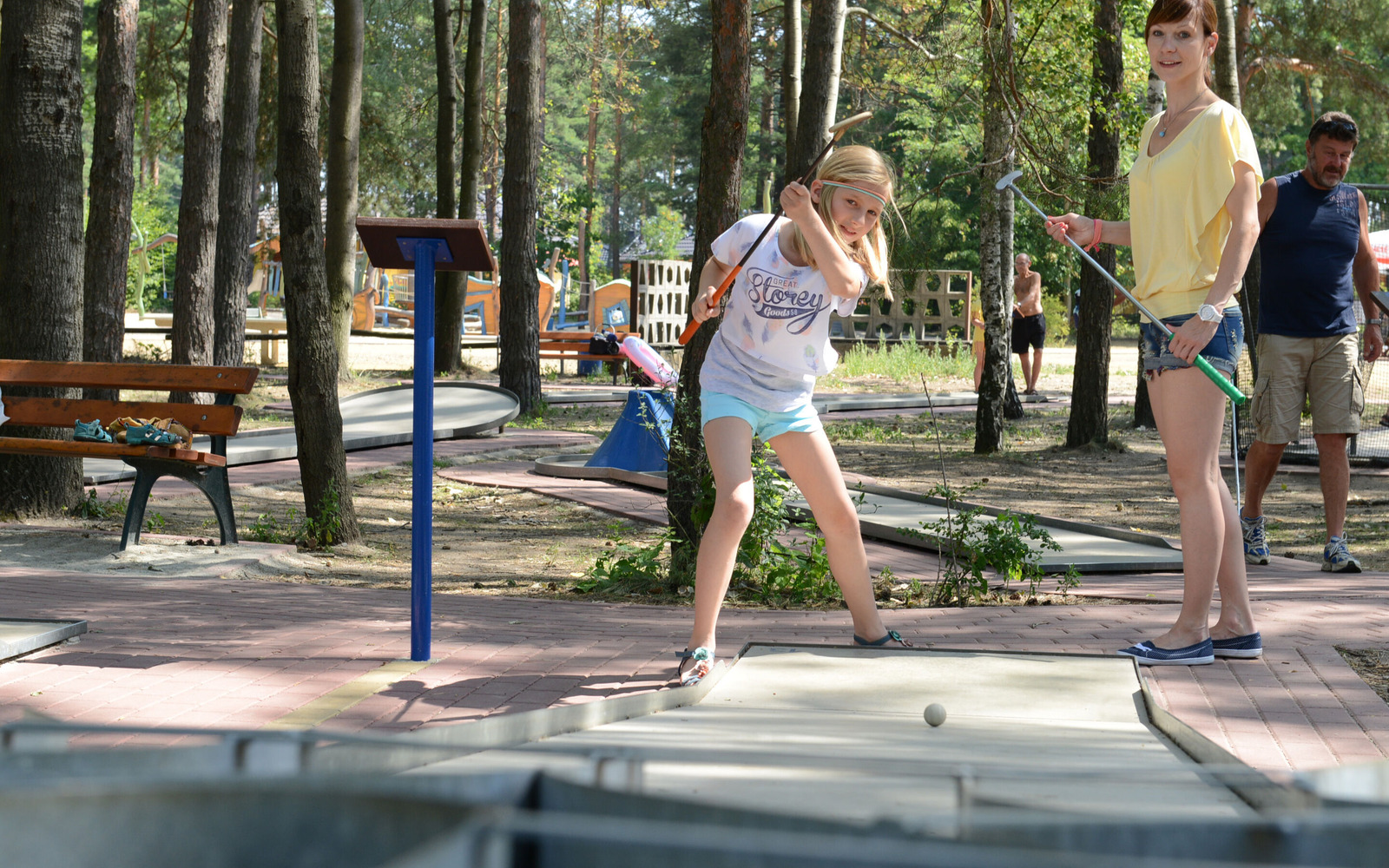 Hřiště na minigolf, Foto: Steffen Rasche, Lizenz: Zweckverband LSB