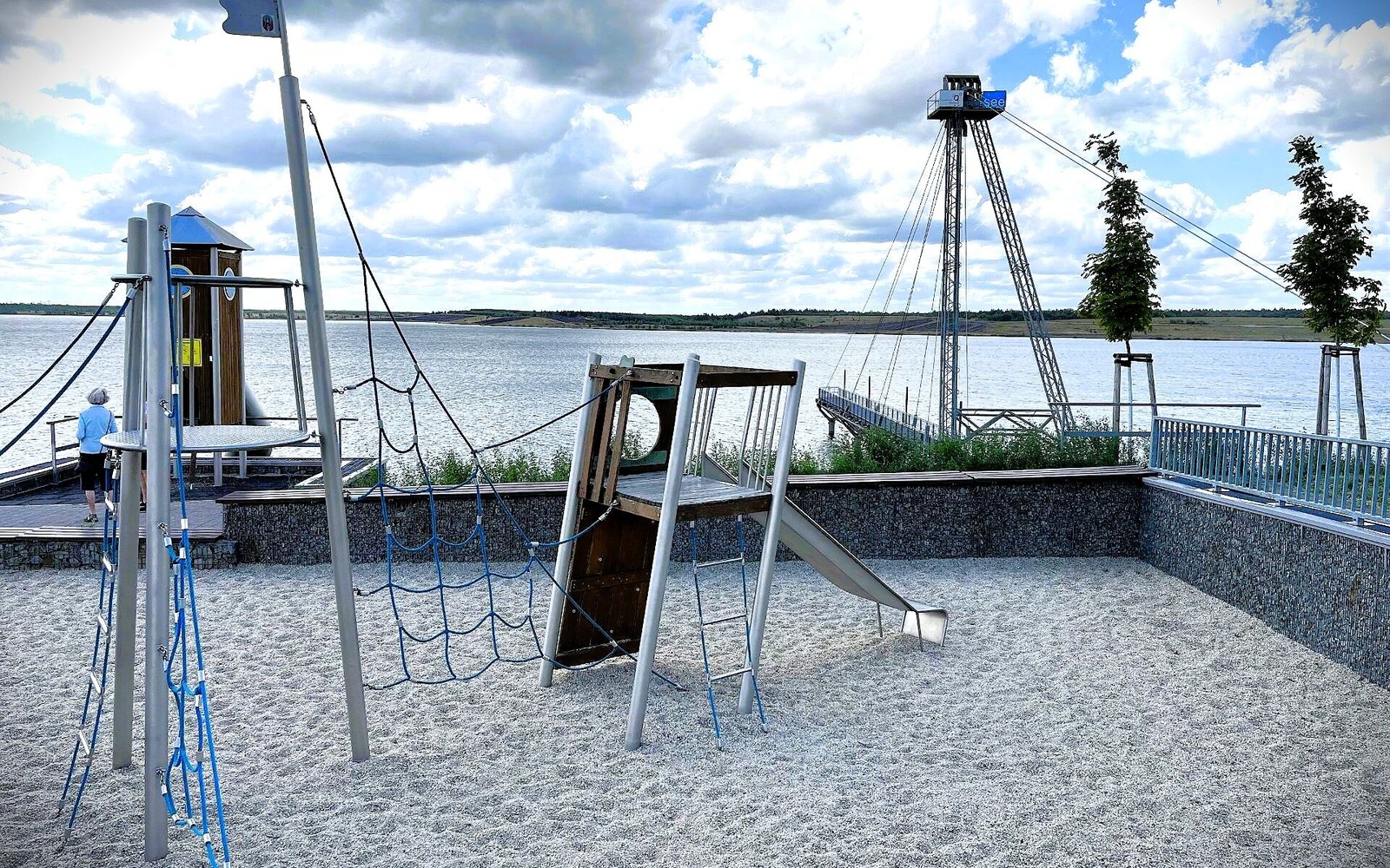 Hafenspielplatz IBA-Terrassen, Foto: Celine Klose, Lizenz: Tourismusverband Lausitzer Seenland e.V.