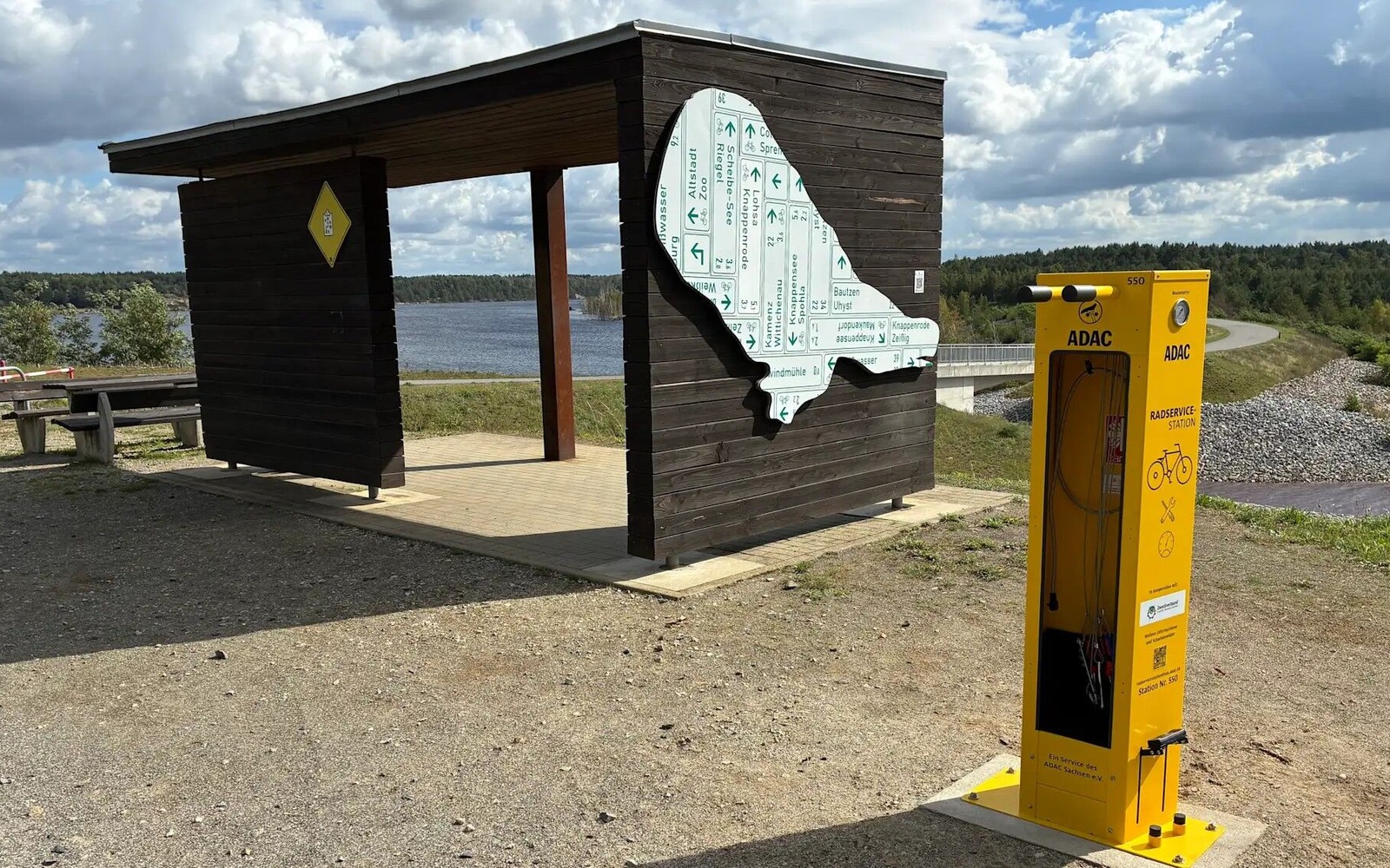 ADAC Radservicestation 550 Blunodamm Elsterheide, Foto: ADAC Sachsen e.V., Lizenz: ADAC Sachsen e.V.
