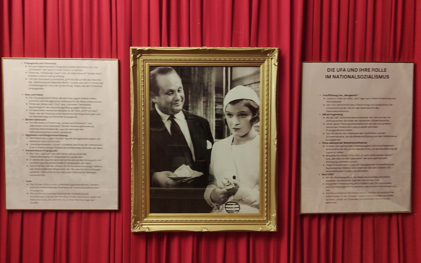 Ausstellung im Kulturschloss Lausitz Filmmuseum, Foto: Ariane Rykov, Lizenz: Filmmuseum Lausitz e.V.