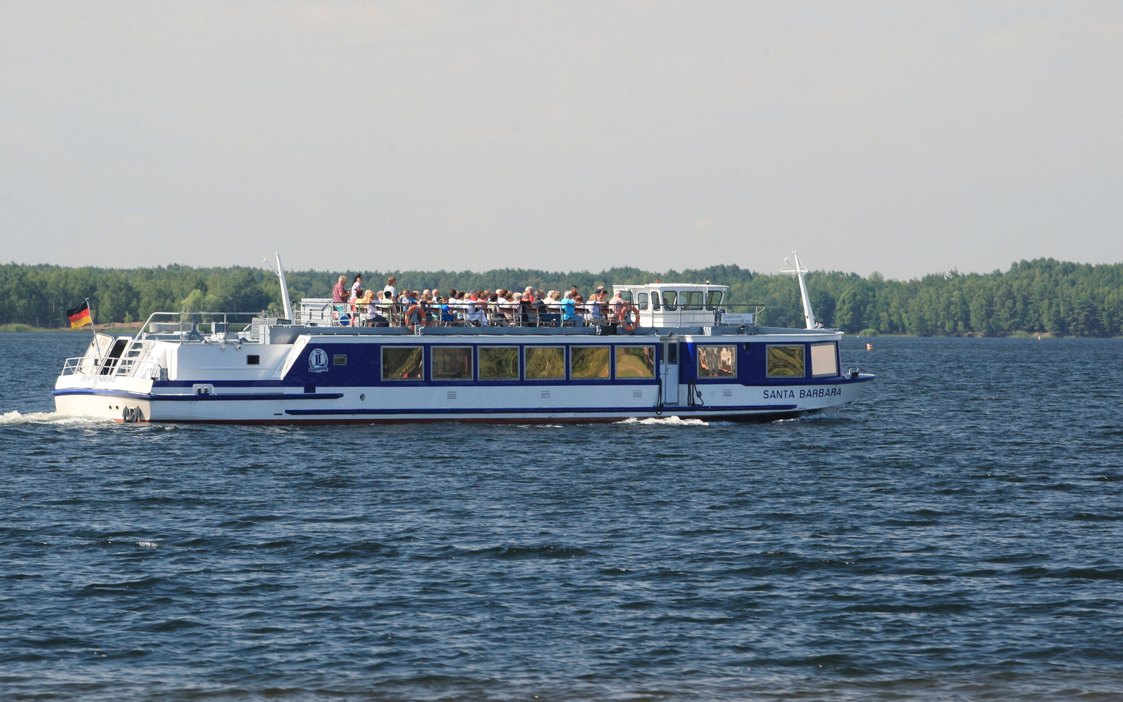 Osobní loď Santa Barbara, Foto: Reederei M. Löwa GmbH, Lizenz: Reederei M. Löwa GmbH