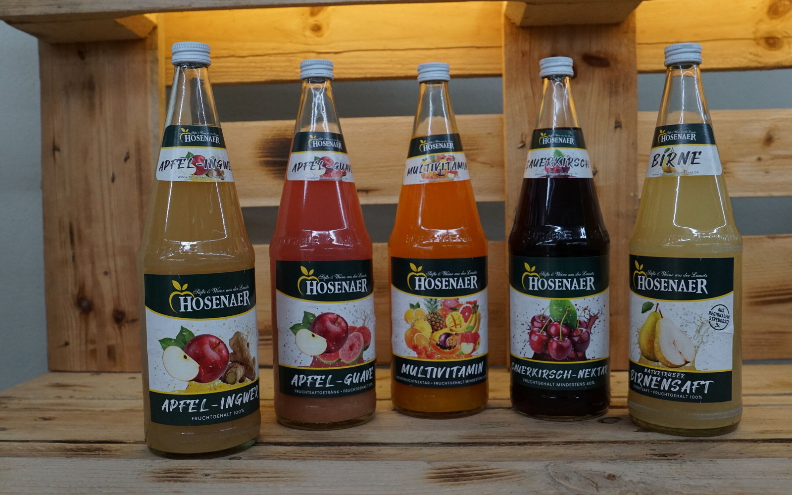 Saftauswahl, Foto: MaRo Kreativ, Lizenz: HOSENAER Kelterei GmbH & Co. KG