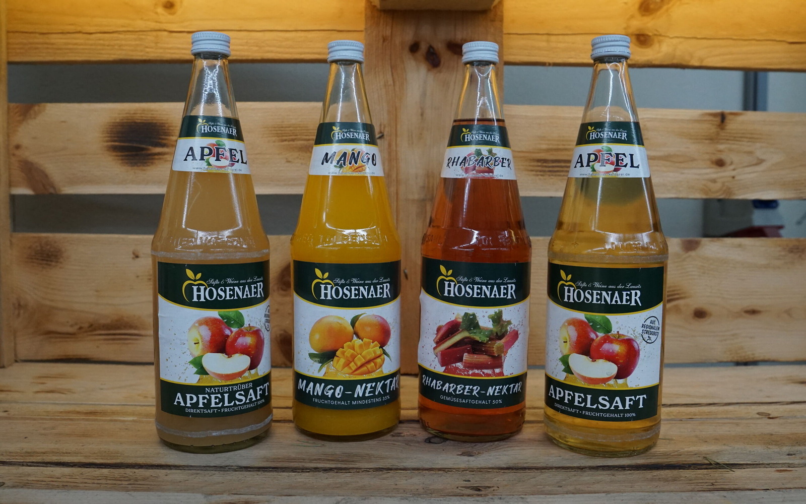 Säfte verschiedene Auswahl, Foto: MaRo Kreativ, Lizenz: HOSENAER Kelterei GmbH & Co. KG