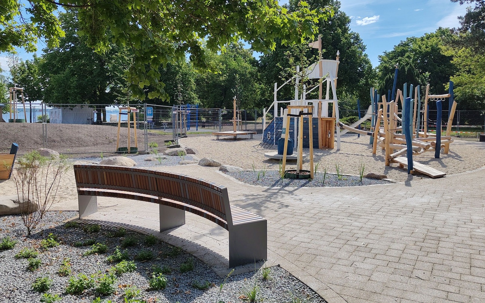 Spielplatz Seestrand Niemtsch, Foto: Dana Kersten, Lizenz: Dana Kersten