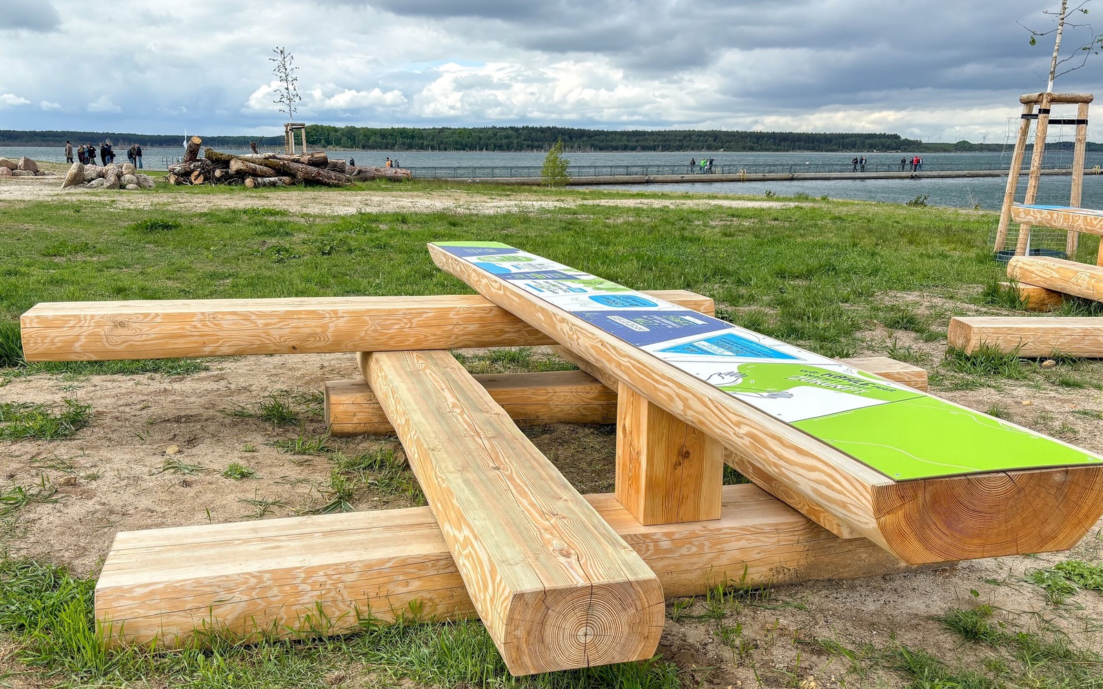 Nature Information Point at Lake Sedlitz, Foto: Julia Kussatz, Lizenz: Zweckverband Lausitzer Seenland Brandenburg