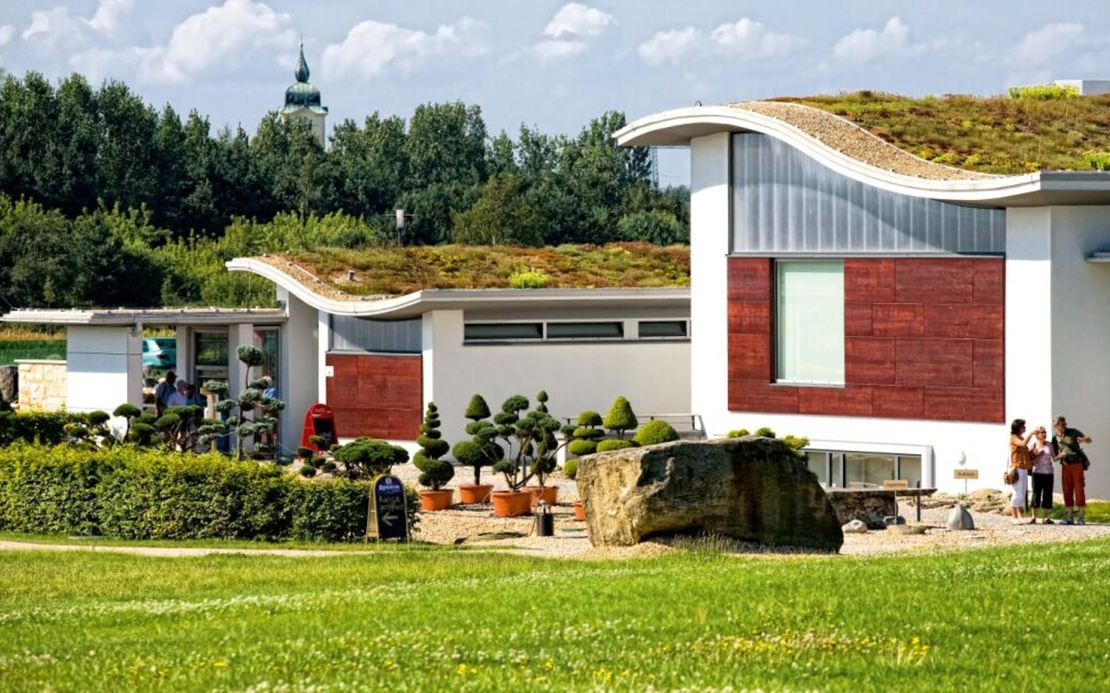 Eingangsbereich Findlingspark Nochten, Foto: H.P. Berwig, Lizenz: Kittner